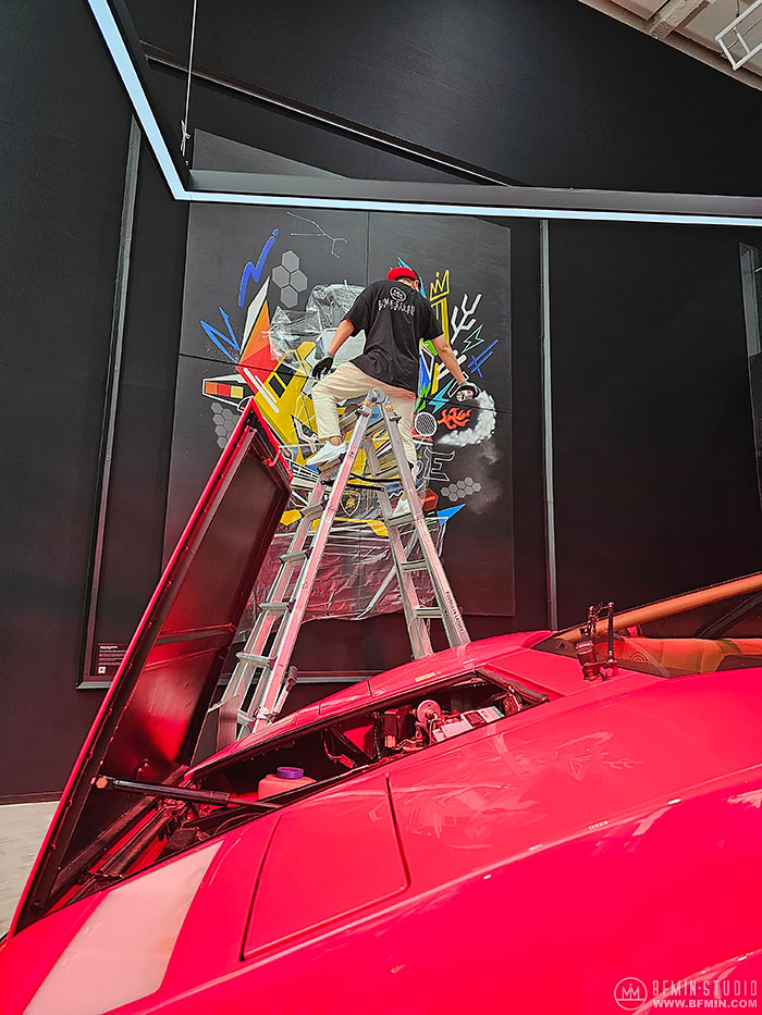 람보르기니 협업 작품